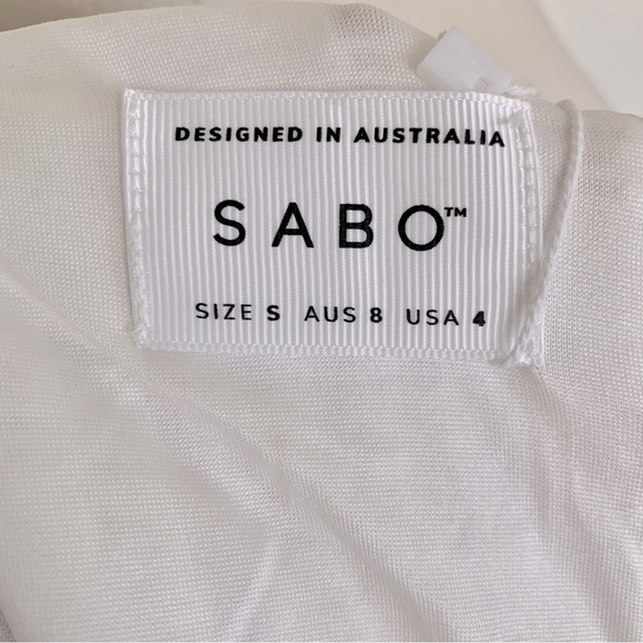 SABO Florence White Ribbed Knit Knot Front Wrap Top Wrap Maxi Skirt Set - Picture 14 of 16